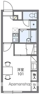 レオパレスK.YⅡ【1階】の間取り